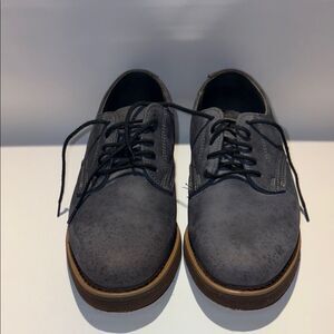 Dexter blue  and Brown Oxfords with Suede Texture